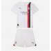 AC Milan Christian Pulisic #11 Koszulka Wyjazdowych Dziecięca 2023-24 Krótki Rękaw (+ Krótkie spodenki)